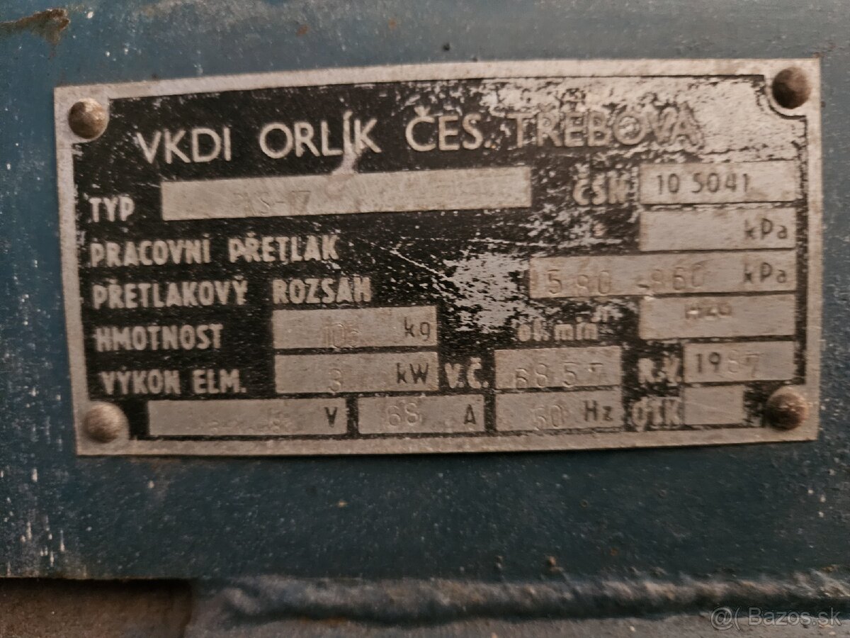 Predám kompresor Orlík. - 3