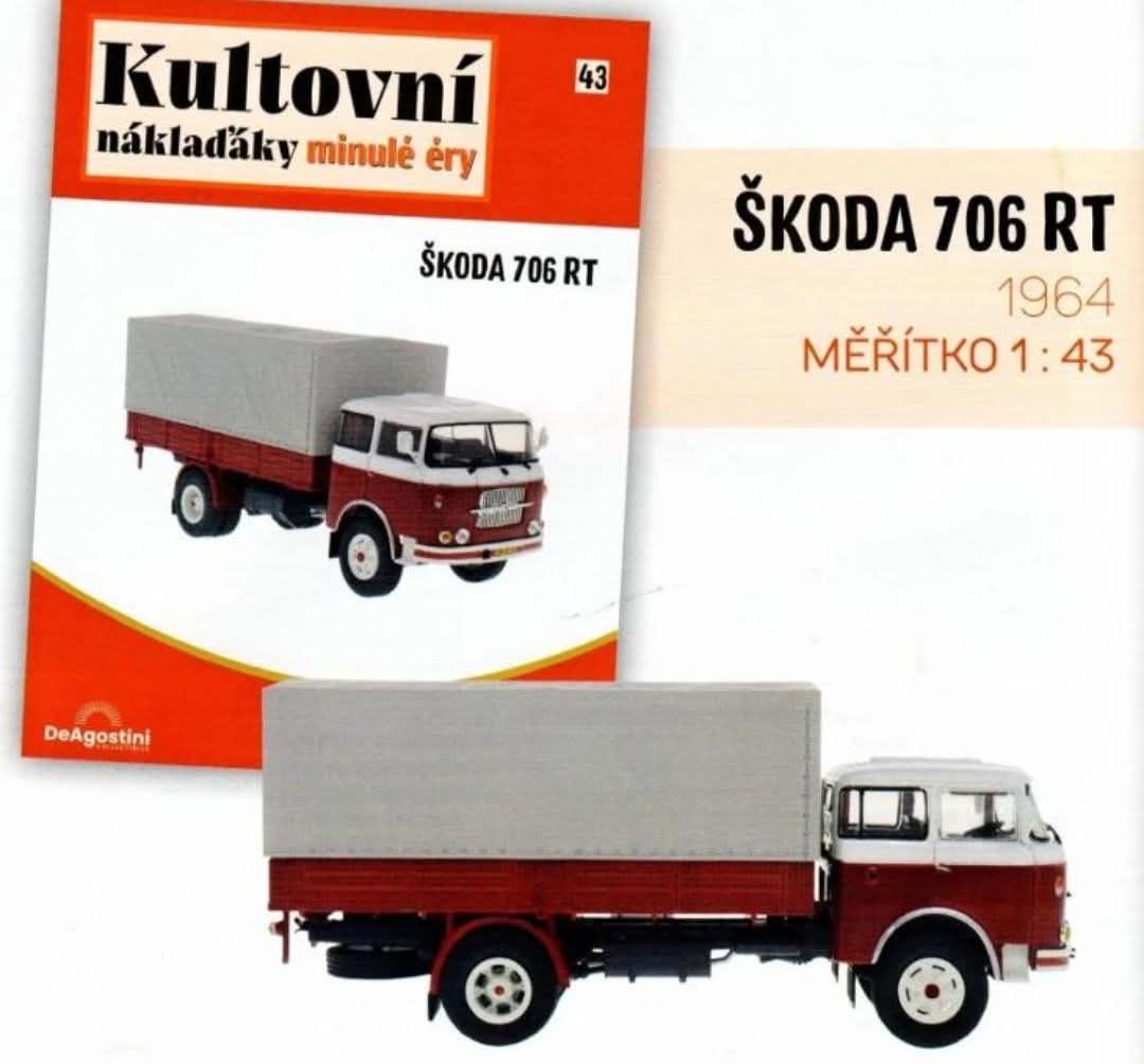 Predám Skoda 706 RT, Liaz,model deagostini,1:43 - 3