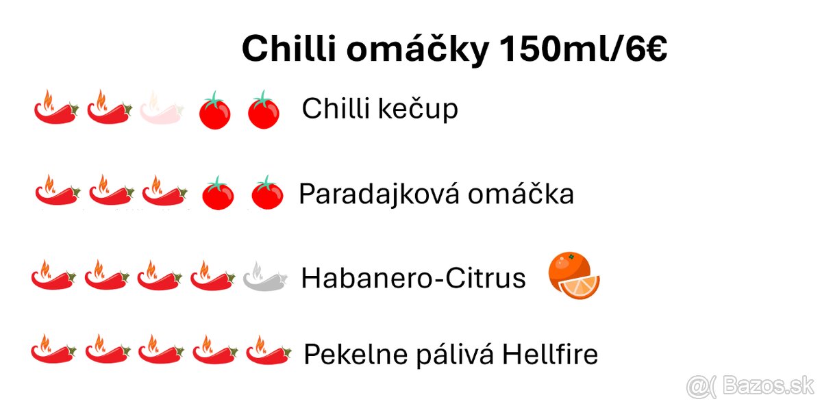 Na predaj domáce Chilli omáčky, chilli pasta, jalapeno - 3
