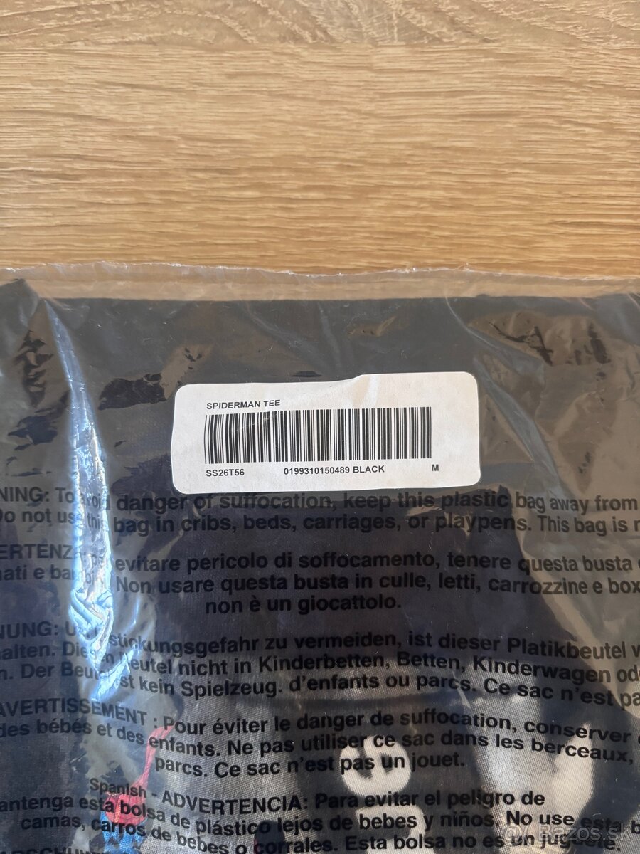 Supreme Black Spider-man Tee - 3
