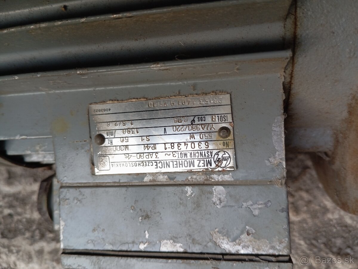 Elektromor s prevodovkou. - 3