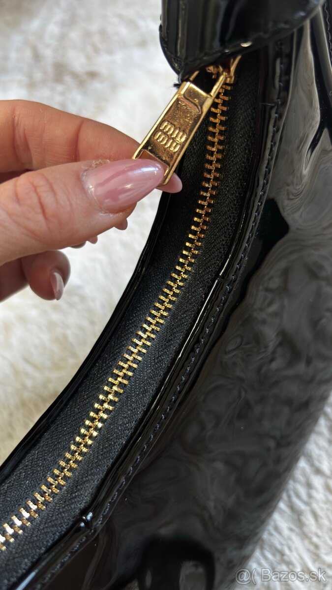 damska kabelka cierna leskla - 3