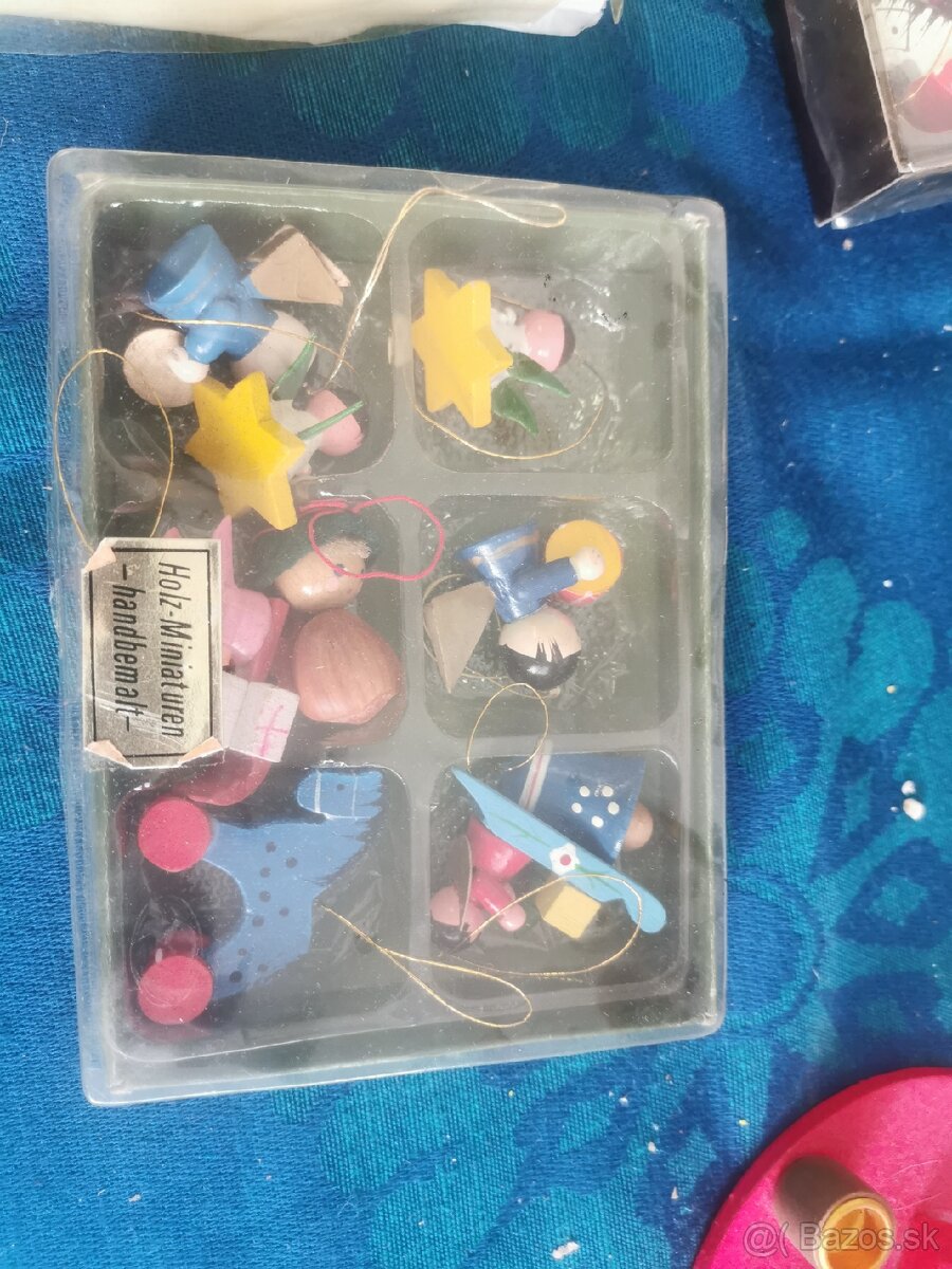 Vianoce, starožitný kolotoč, ozdoby, špic - 3