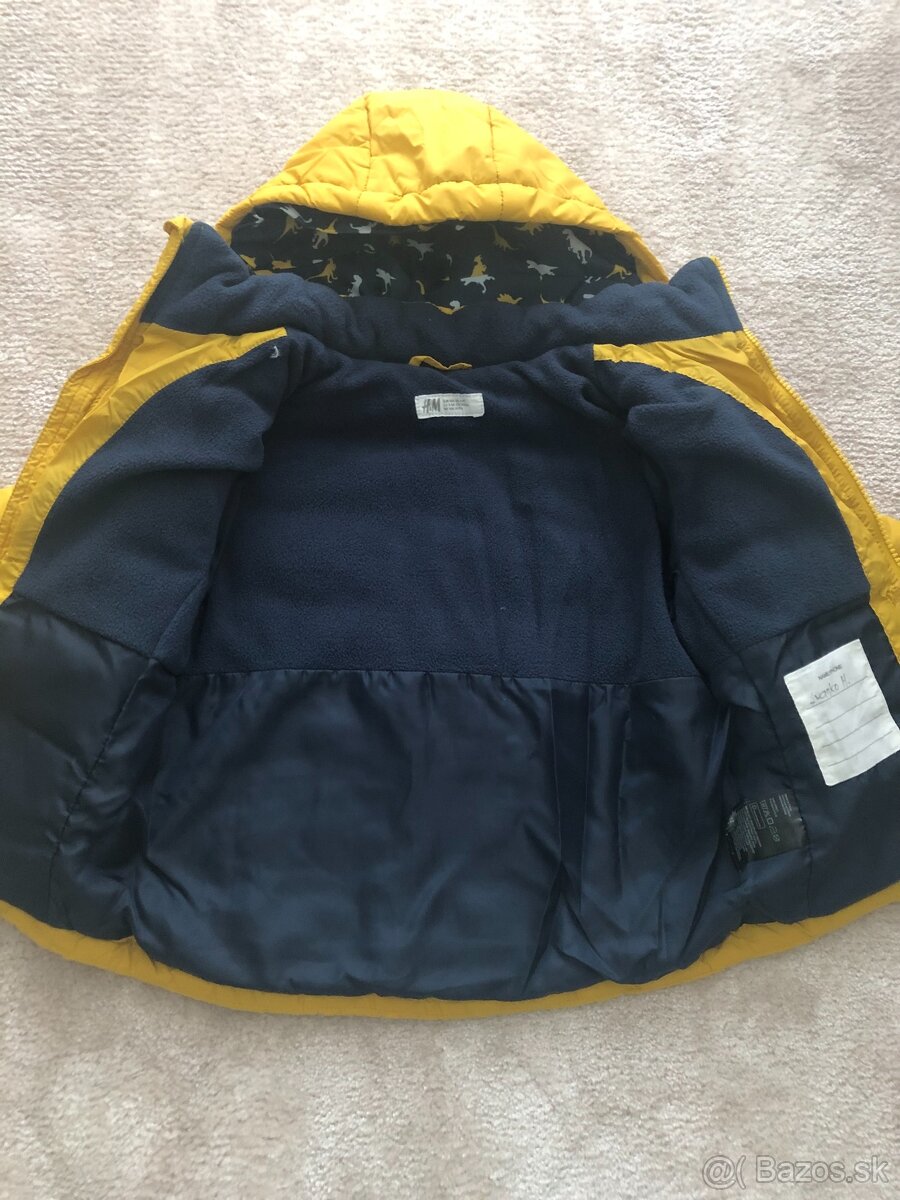 H&M zimná bunda, veľ. 104 (3-4r) - 3
