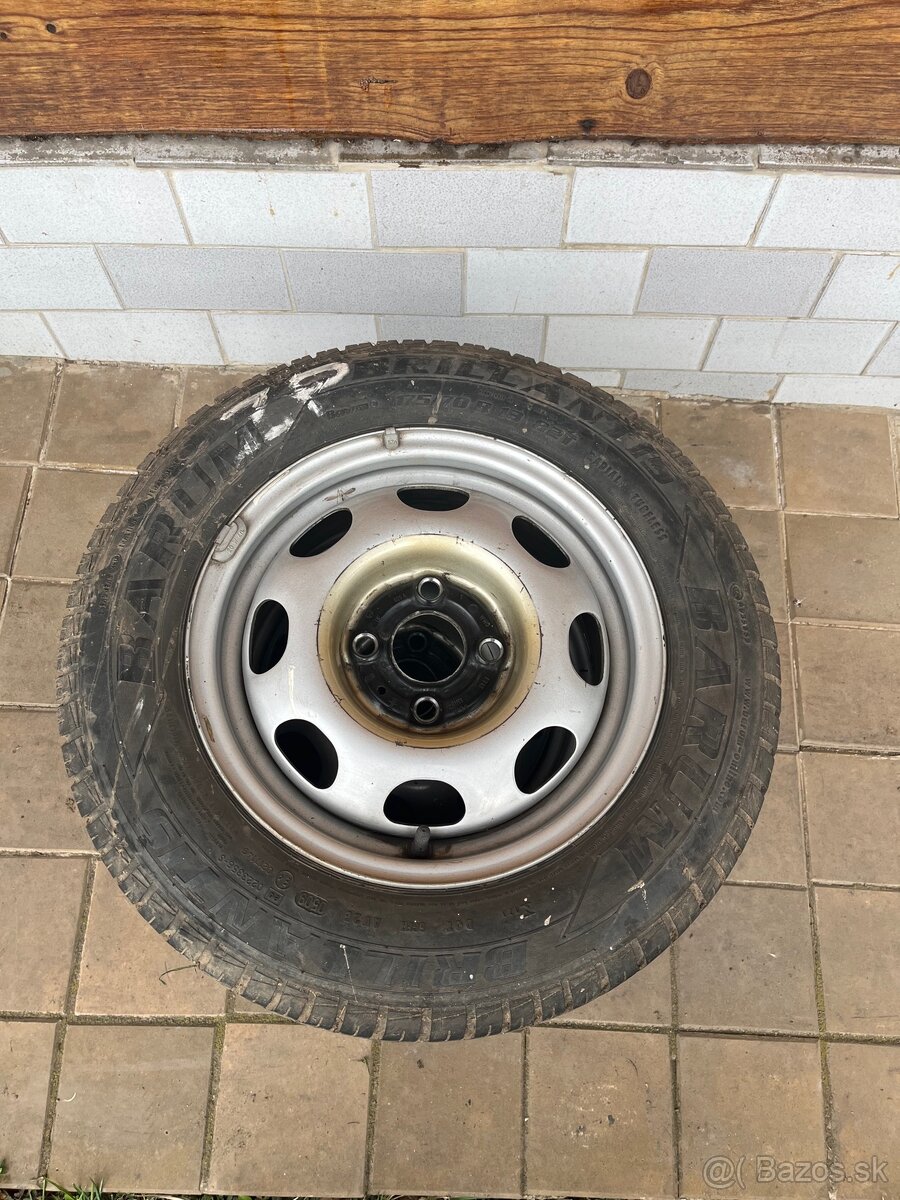 Kolesá s diskami R13 5,5 jx vw - 3