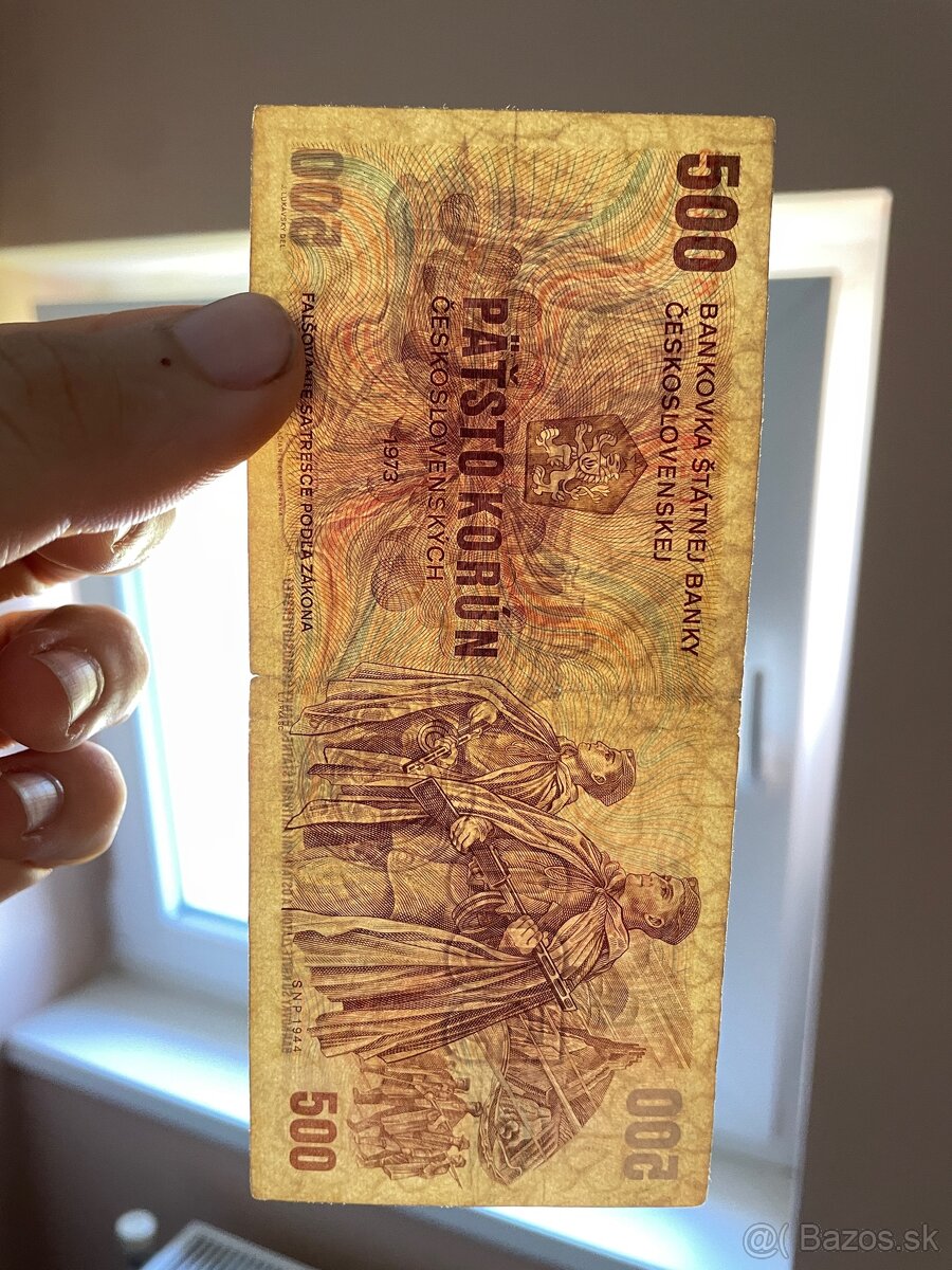 500Kčs 1973 - 3