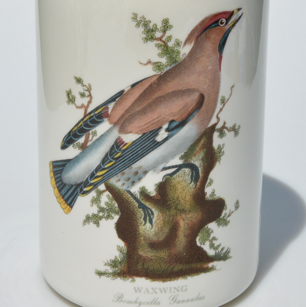 Dve vintage veľké dózy s dreveným vrchnákom Vtáky - 3