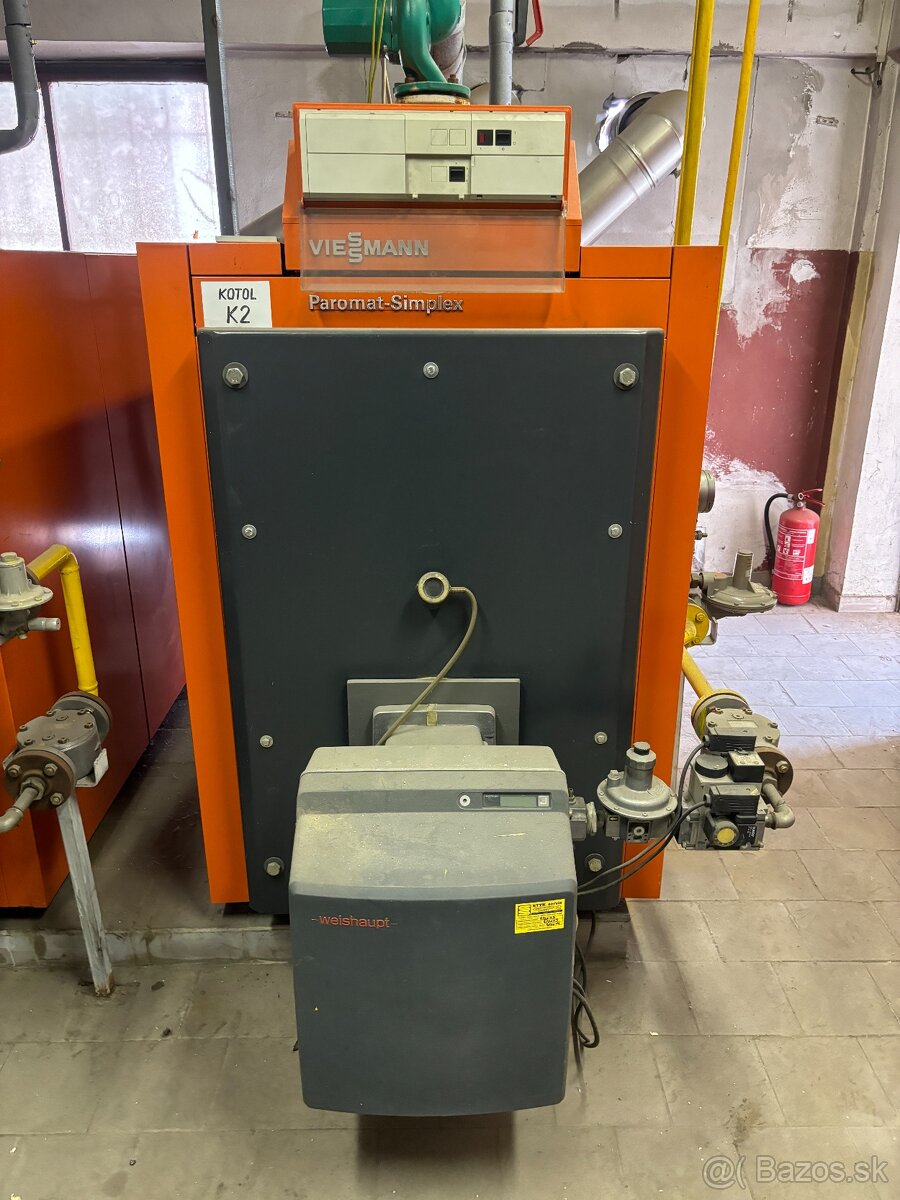 Plynový kotol VIESSMANN Paromat Simplex s horákmi Weishaupt - 3