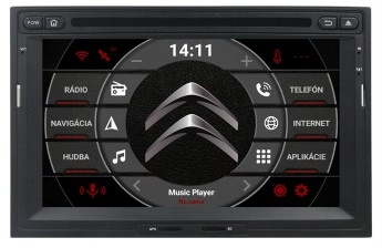 PEUGEOT CITROEN dotyková navigácia dvd usb wifi bt ANDROID - 3