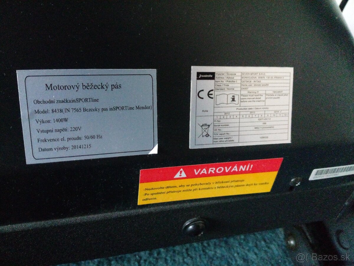 Predám bežecký pás 4v1 inSPORTline MENDOZ. - 3