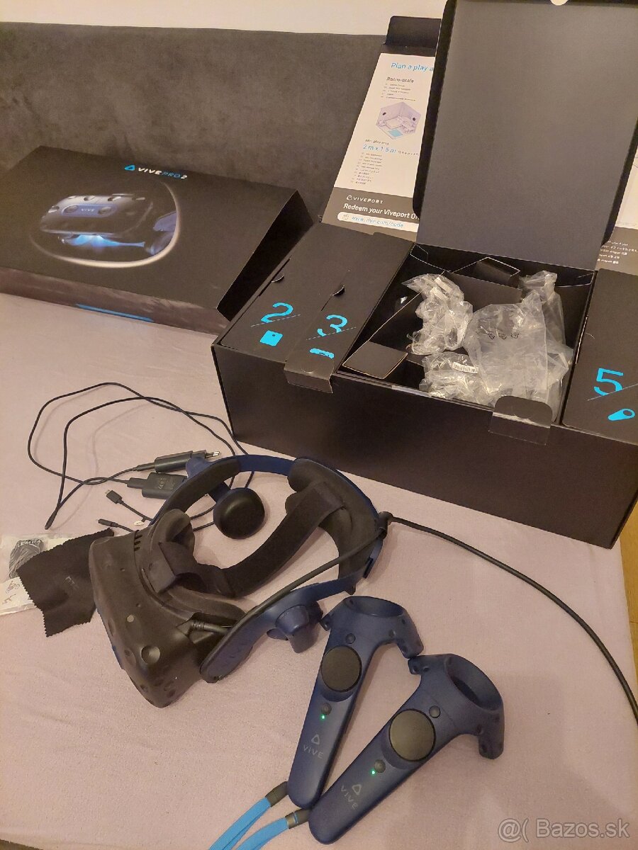 Predám HTC Vive Pro 2 Full Kit - ZNÍŽENÁ CENA - 3