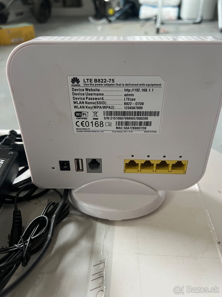 Predám Huawei B822-75 LTE – Výkonný 4G LTE - 3