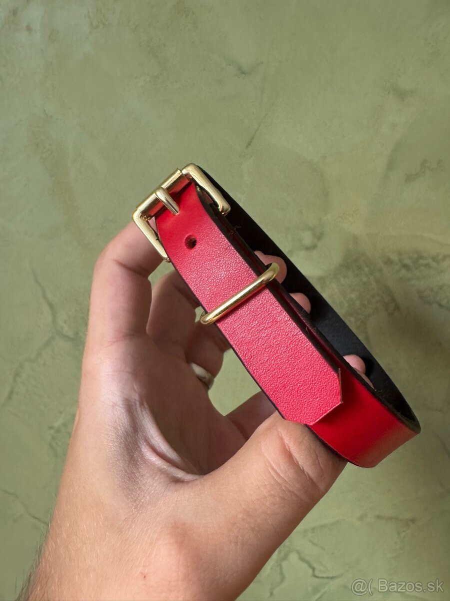 Obojok pre psa z pravej kože - 3