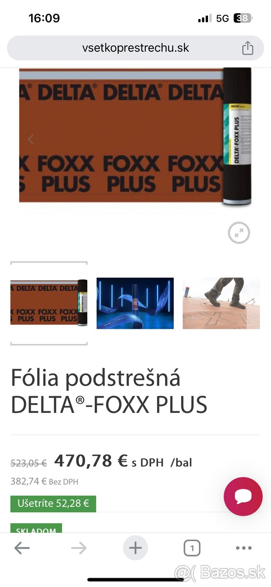 DELTA-FOXX PLUS strešná fólia - 3