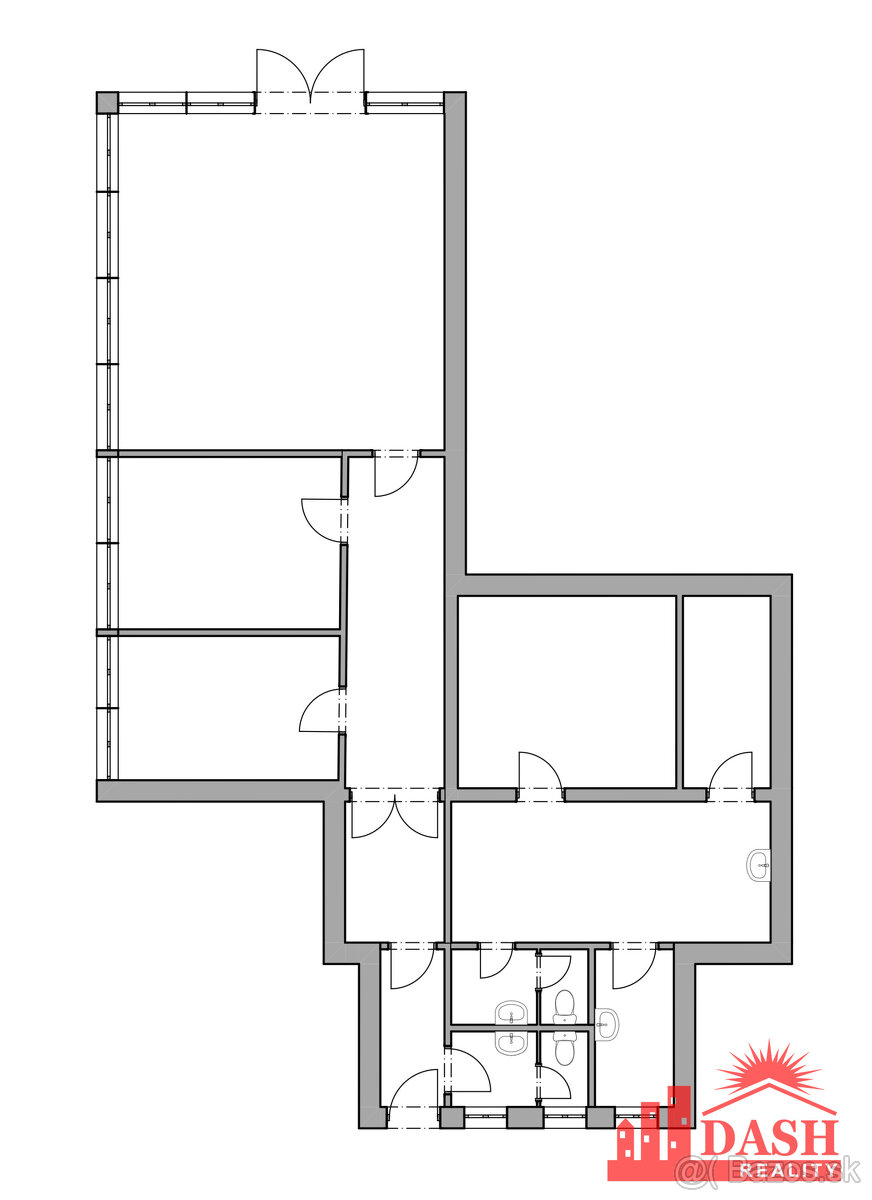 Na prenájom obchodný / komerčný priestor, 131 m2, Trenčín - 3