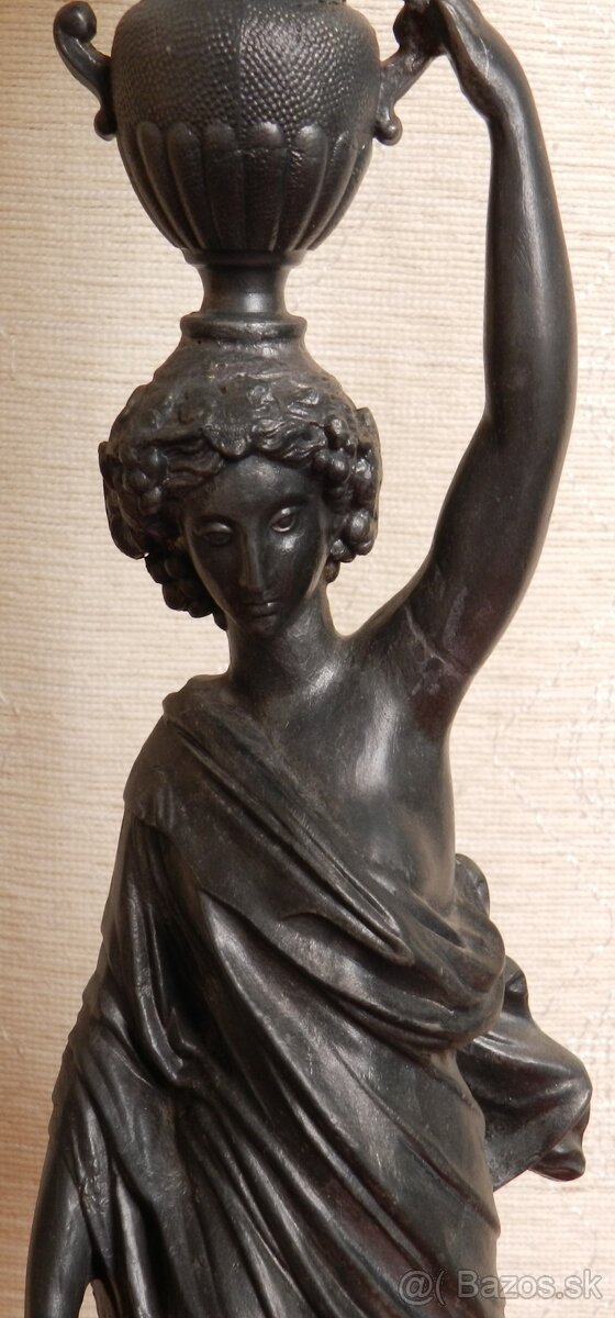 Stolná lampa v secesnom štýle 2. pol. 19 stor. - 3