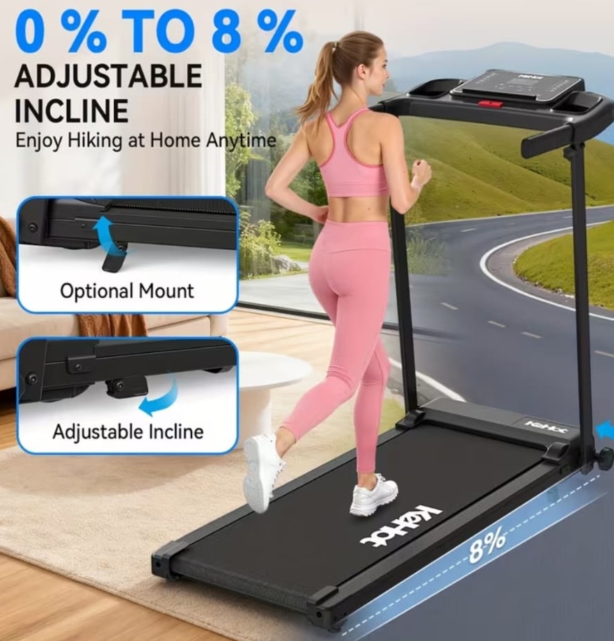 REZERVOVANÉ - Bežecký pás skladací - bežecká dráha - sklon - 3