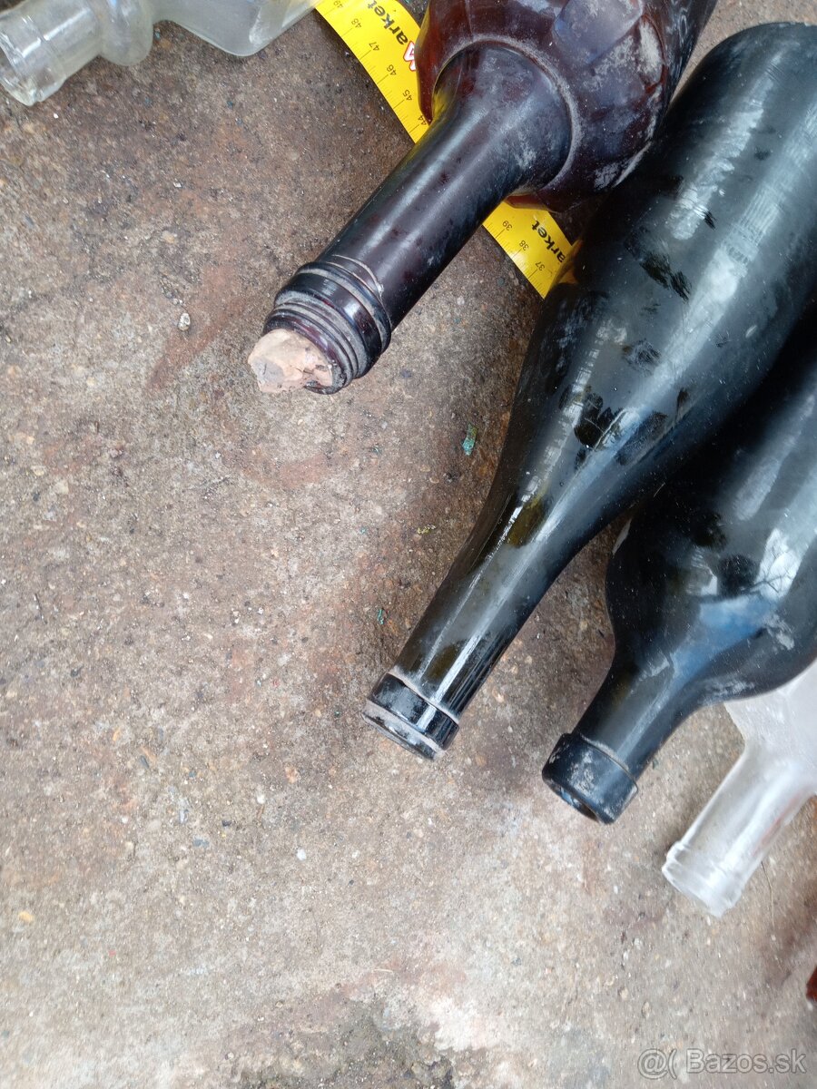 Staré fľaše na dekoráciu - 3