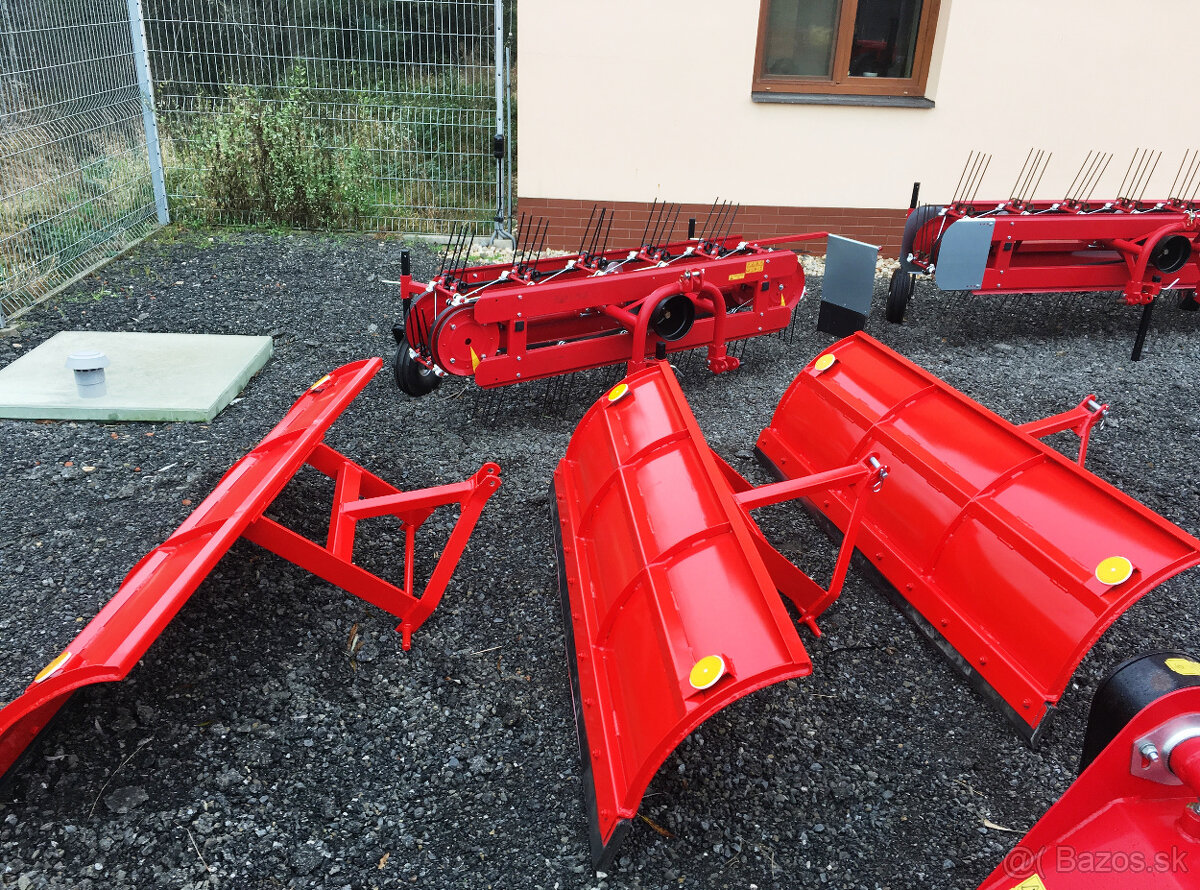 Radlica na sneh zadná tažená za traktor, malotraktor 150 cm - 3