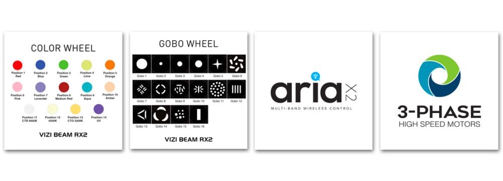 6x ADJ RX2 Vizi BEAM - nové, nepoužité, zabalené - 3