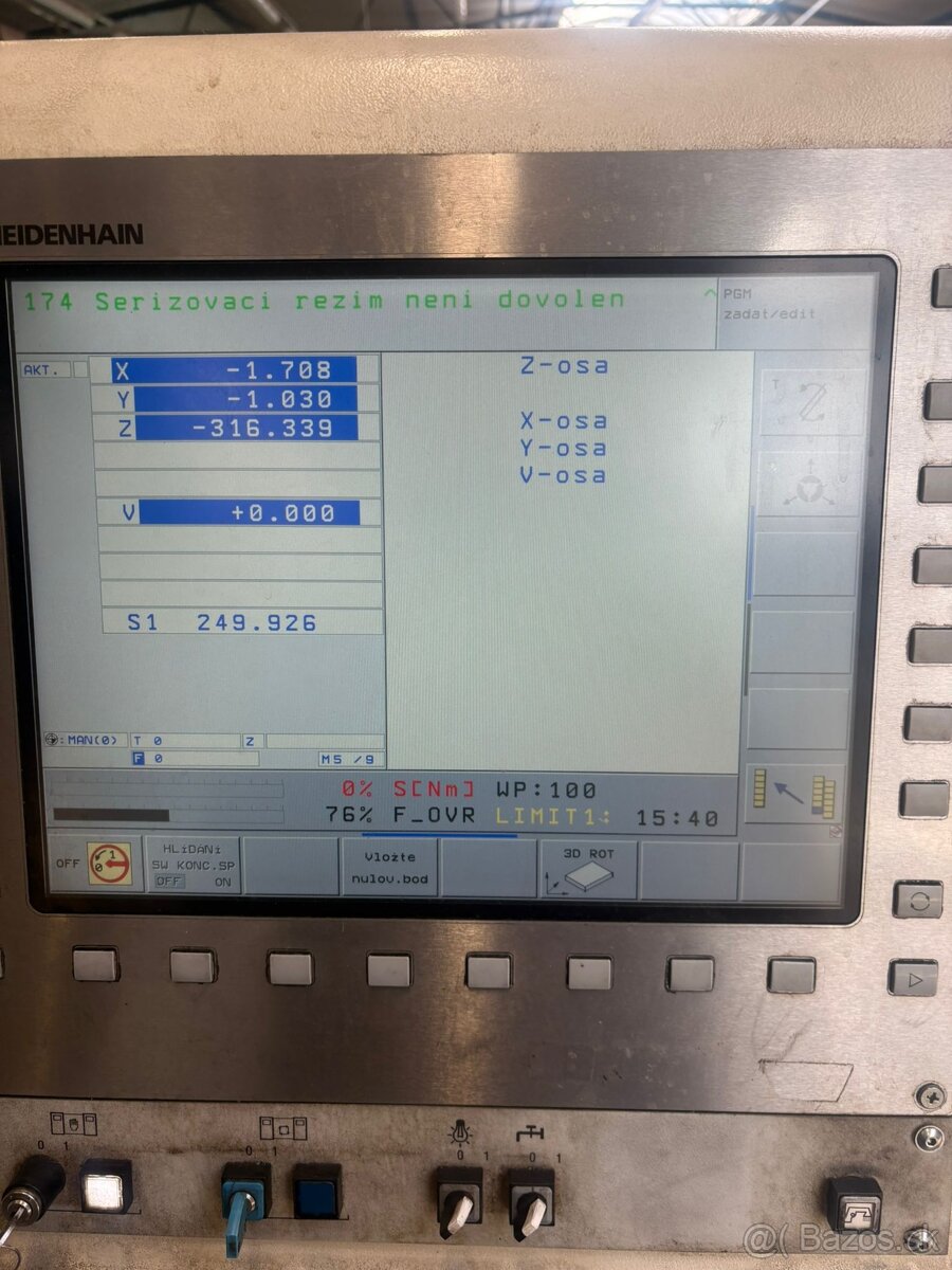 Obráběcí centrum Tajmac MCV 1210 - Akční cena do 6.10.2025 - 3