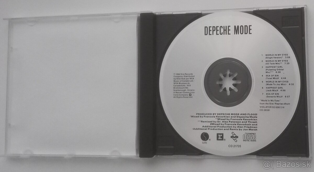 Depeche Mode Canada CD World In My Eyes - 3