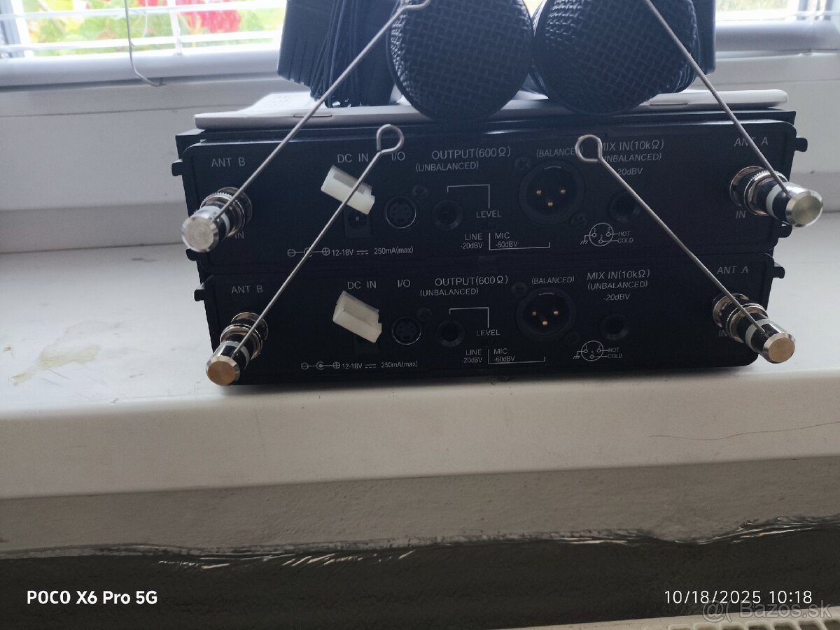 Predám súpravu 2x bezdrôtový MIC - 3
