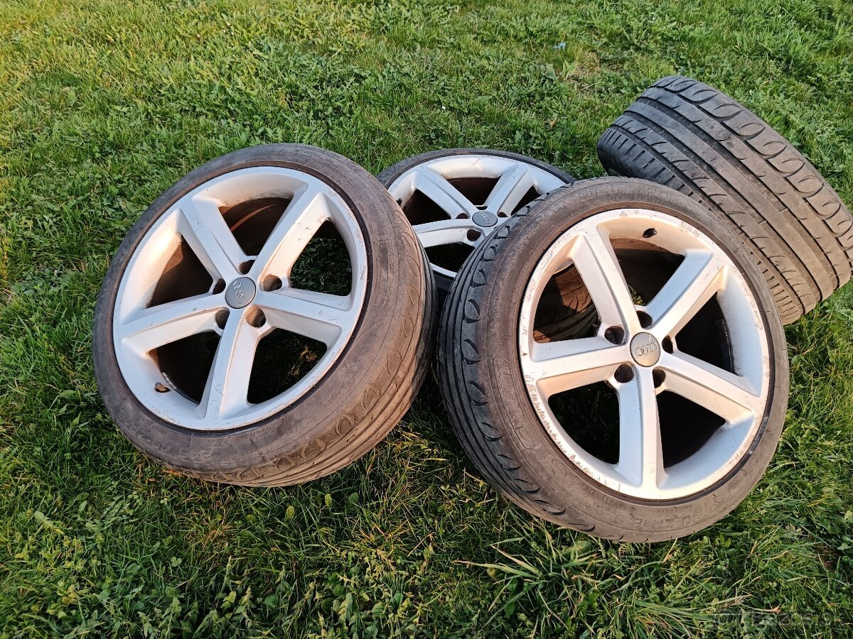 Predám elektróny Audi R18 5x112 - 3