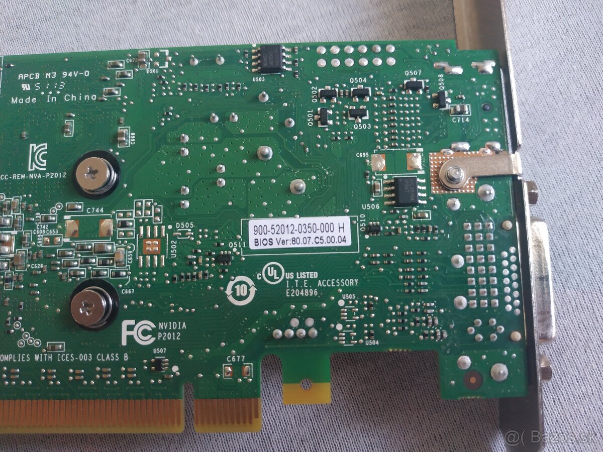 HP NVIDIA Graphics PLUS Quadro K600 Low Profile - 3