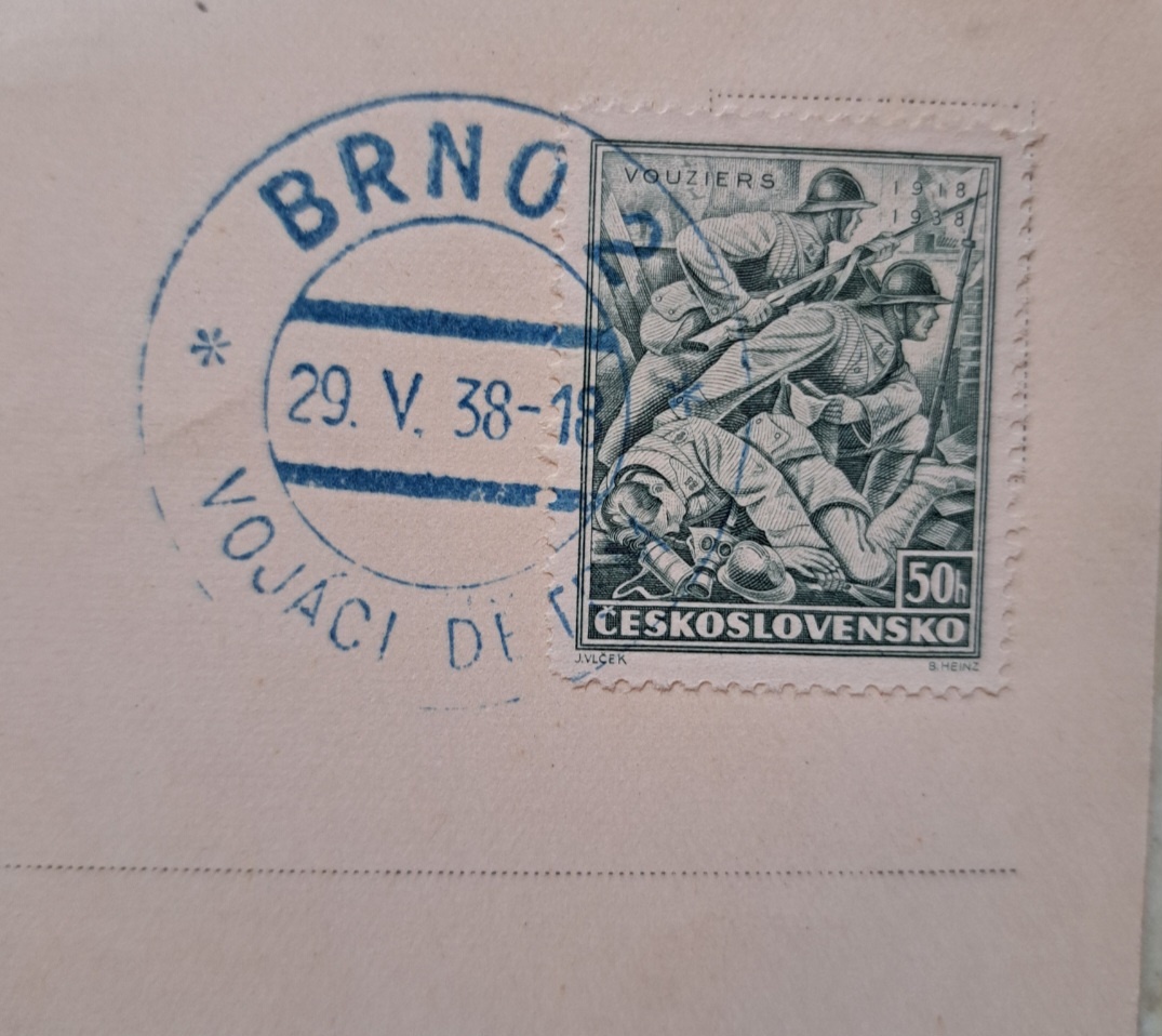 Stará propagačná pohľadnica 1938 - 3