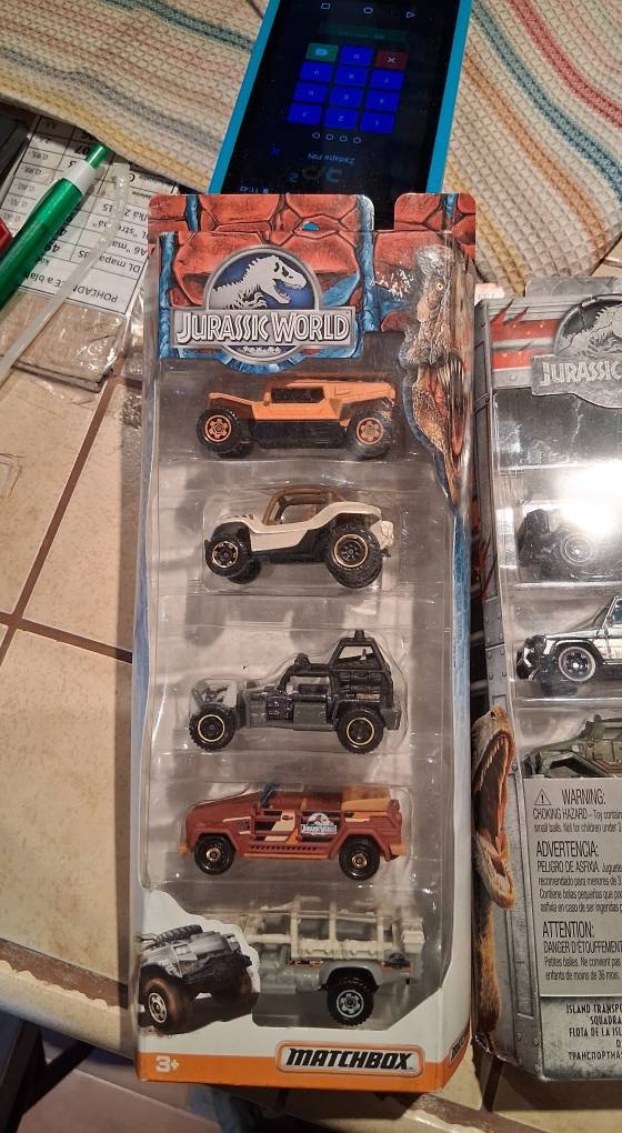 MATCHBOX JURASSIC WORLD 5pack - 3
