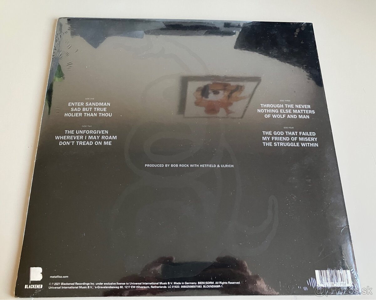 2LP Metallica - Black Album - 3