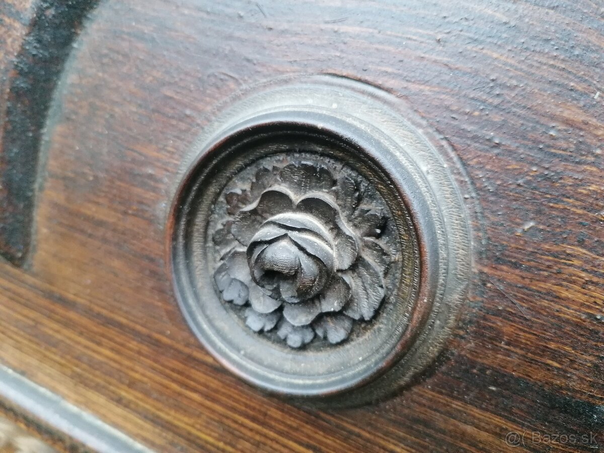 Predám starožitné drevené zrkadlo - 3