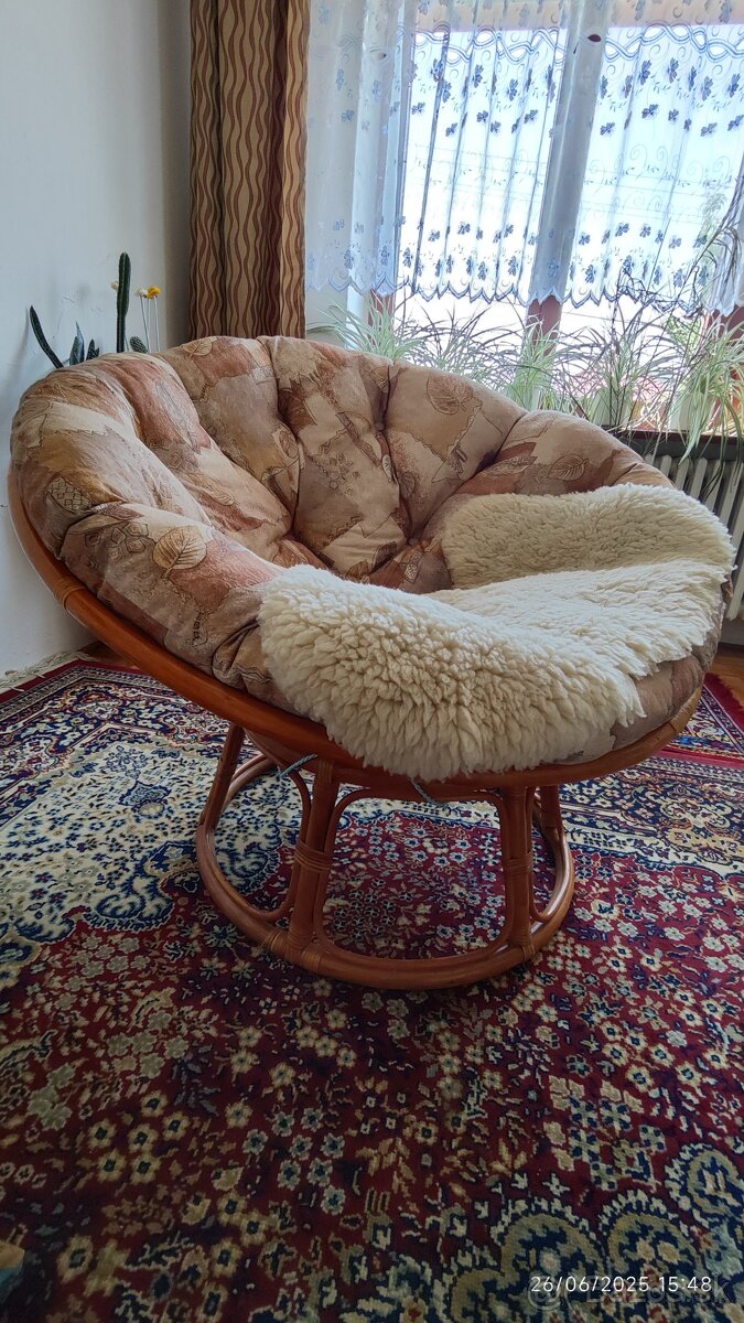 Ratanove kreslo - lenoska - 3