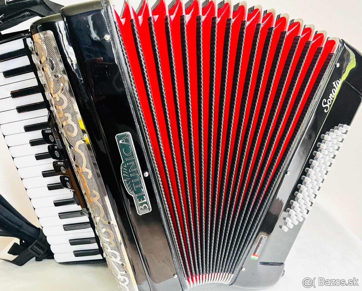 Predám NOVÝ akordeónBeltunica Sonata 60 basový - krásny zvuk - 3