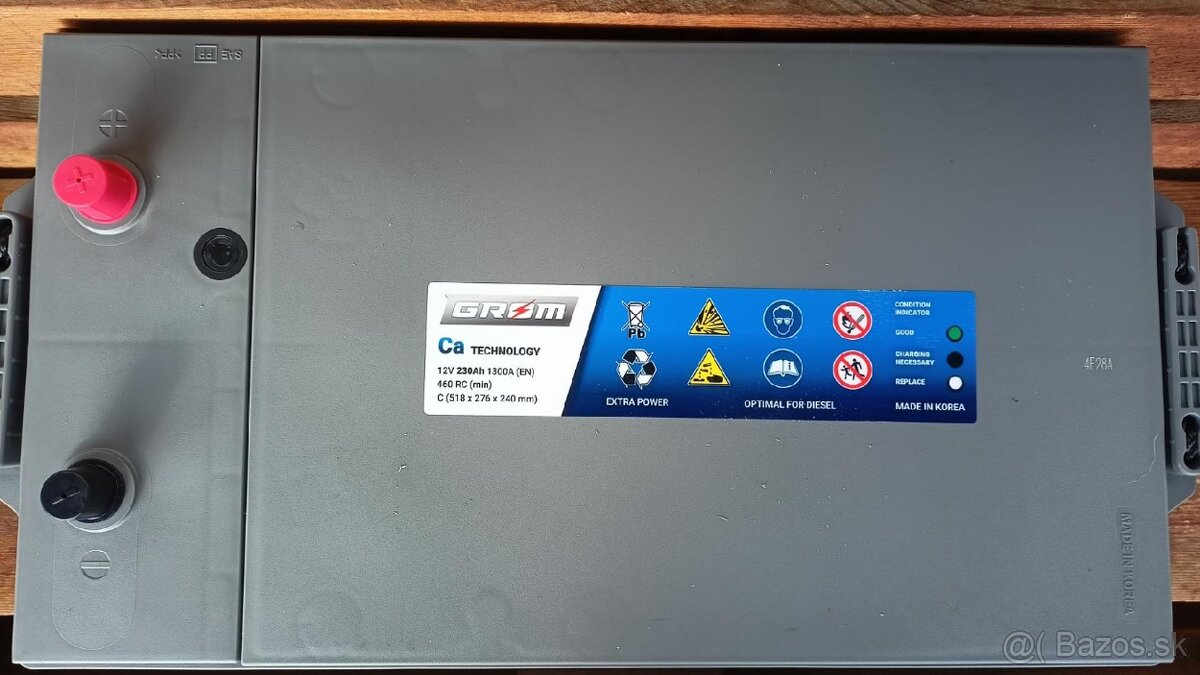 autobatéria - akumulátor 12V 225Ah - 3