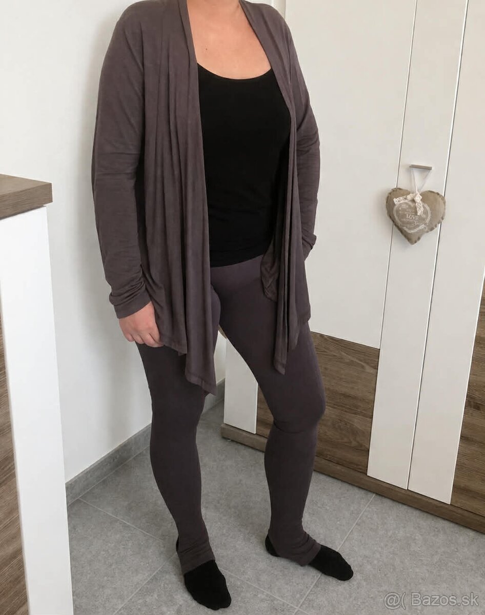 Legíny + kardigan , veľkosť M - 3