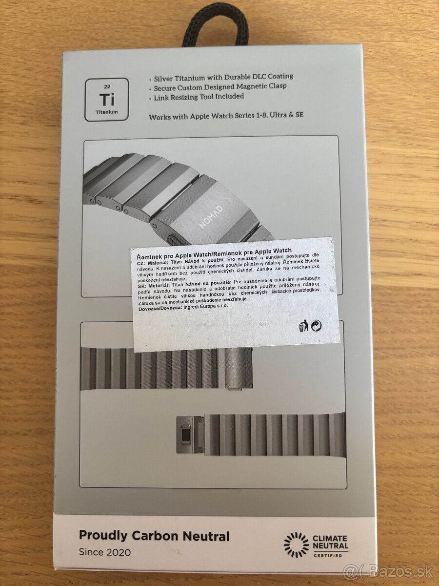 Nomad Titanium remienok na hodinky Apple - 3