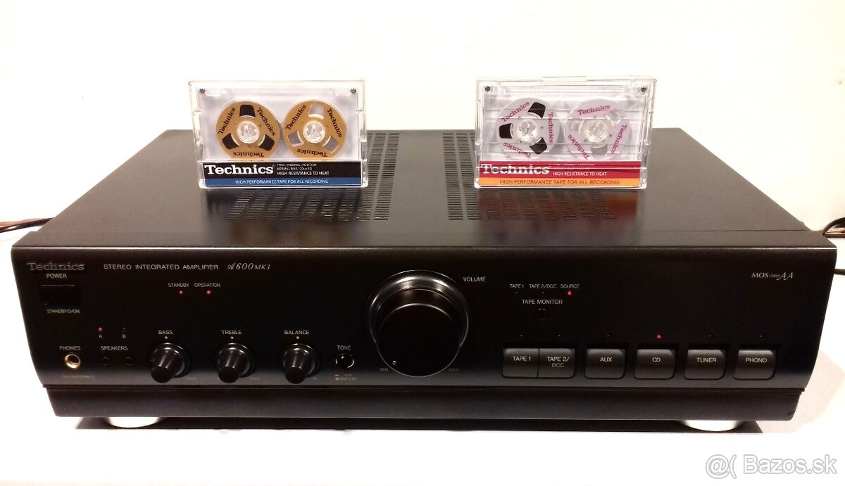 ClassAA = 170W zosilnovac TECHNICS SU-A600 MK3, JAPAN, AZ61 - 3