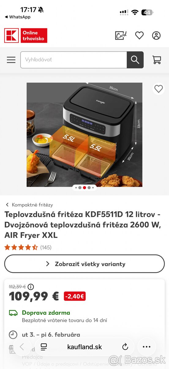 Teplovzdušná fritéza - 3