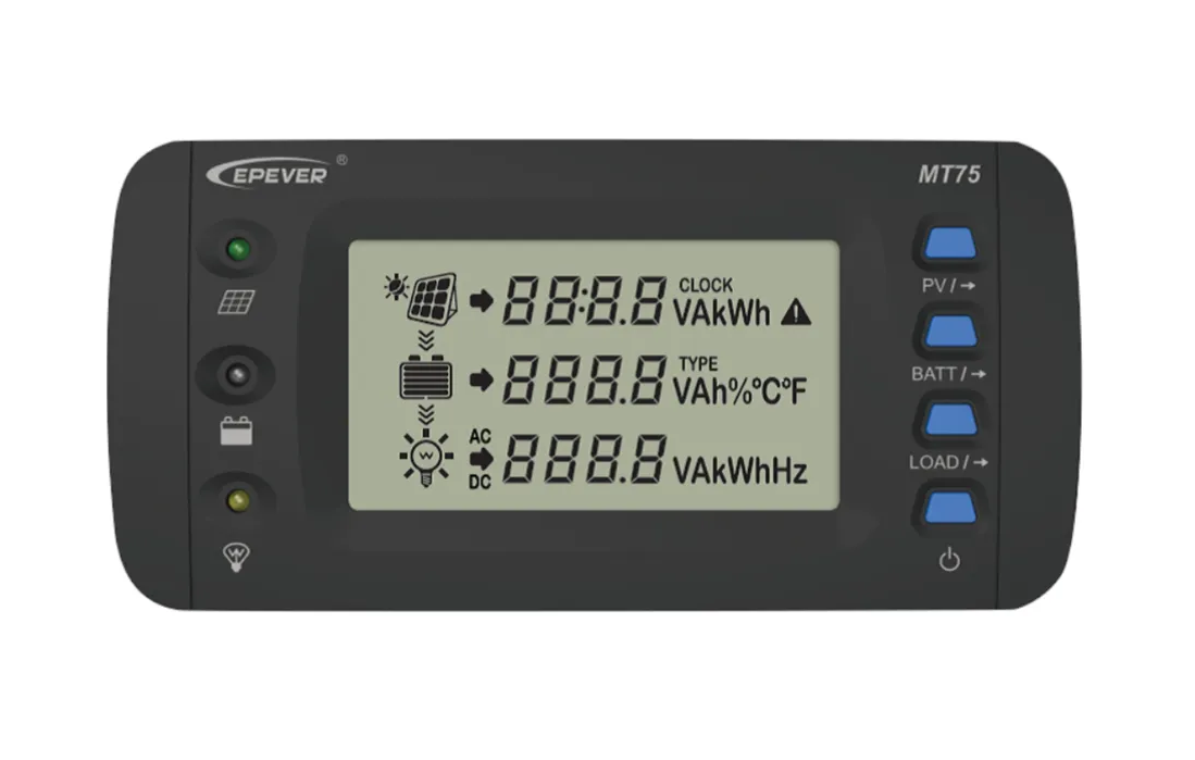 Predám externý LCD Displej 4.7" Epever MT75 2RS485 - 3