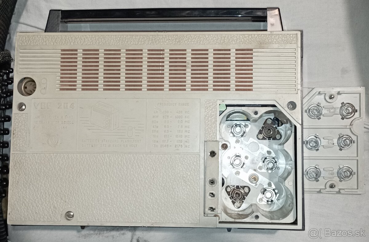 VEF 204 .... retro vintage prijímač ... - 3