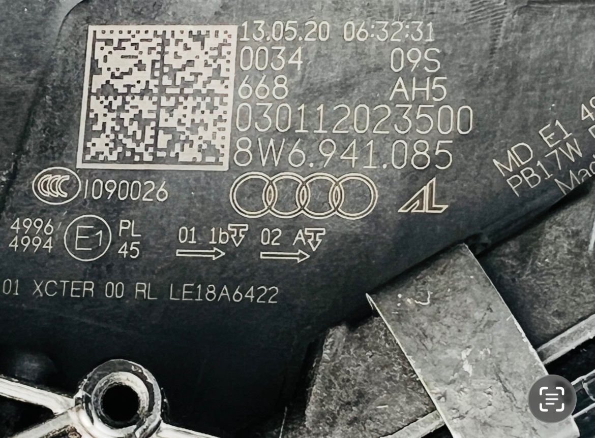 Audi S5 A5 8W6 F5 Facelift laser světlo světlomet 8W6941085 - 3