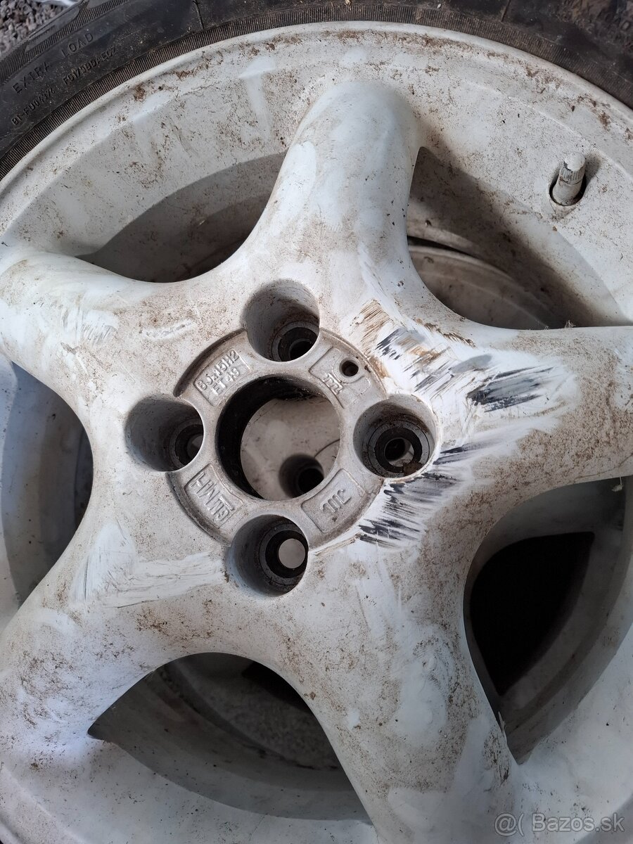 Hliníkové disky Opel 4x100 R15 6J - 3