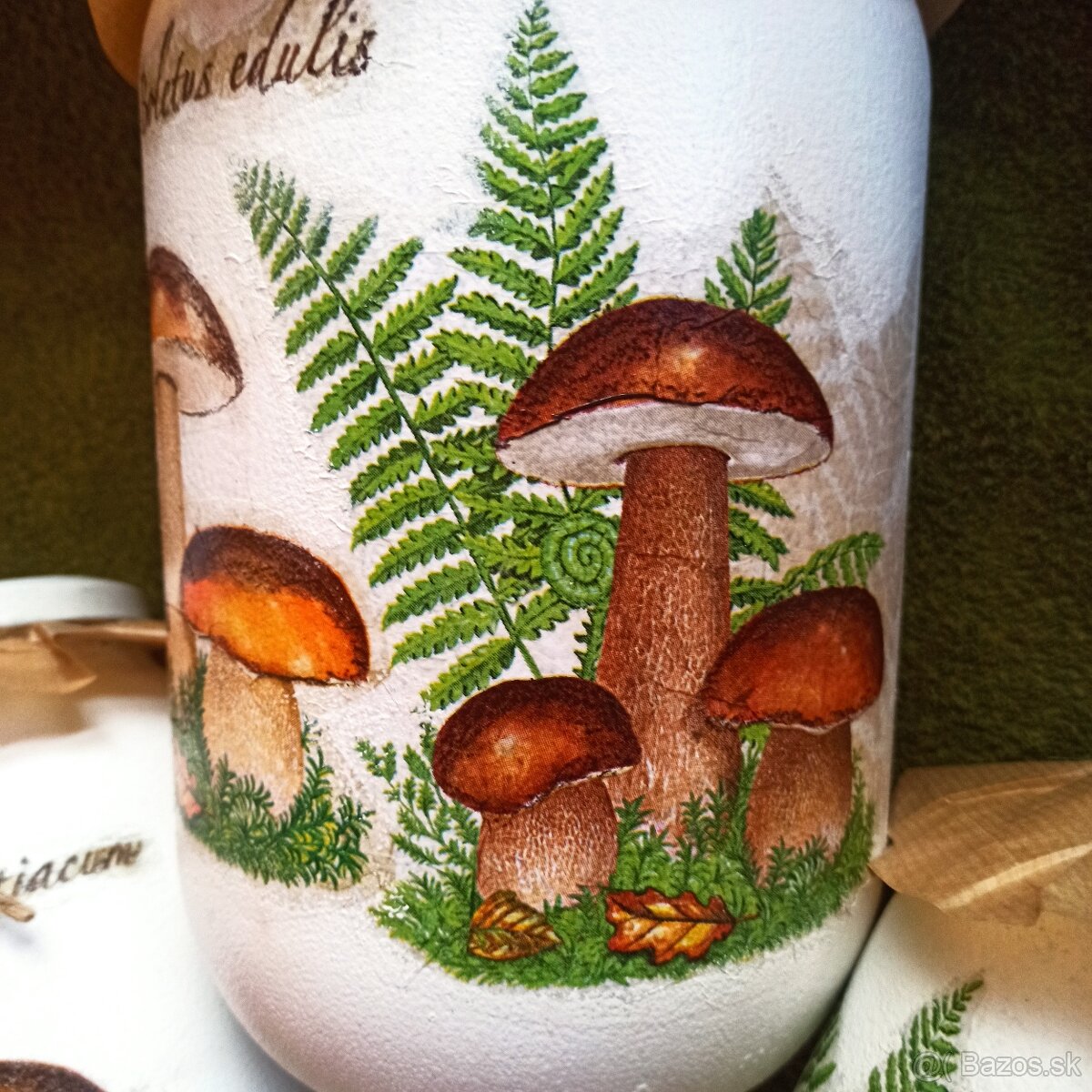 Poháre na hríby s motívom hriby - 3