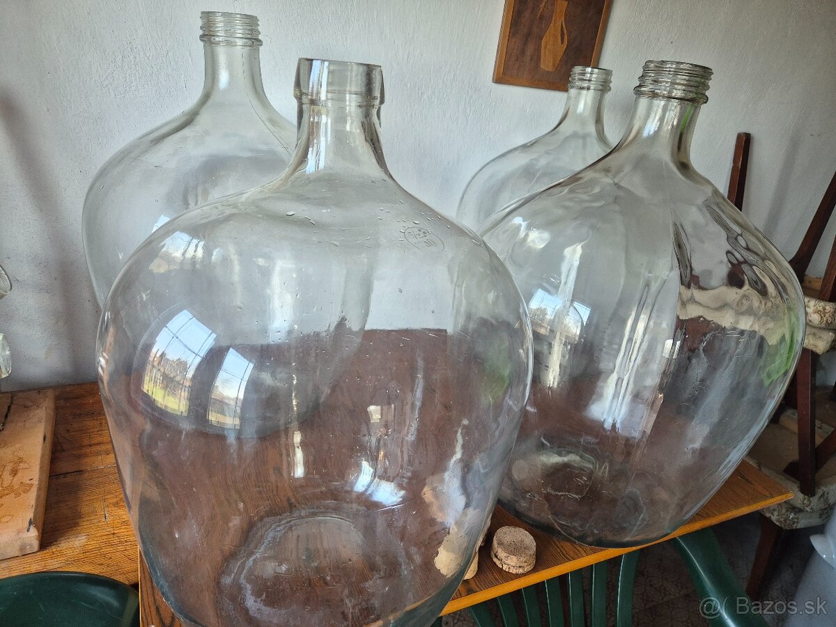 Demižóny 50l a 40l na predaj - 3