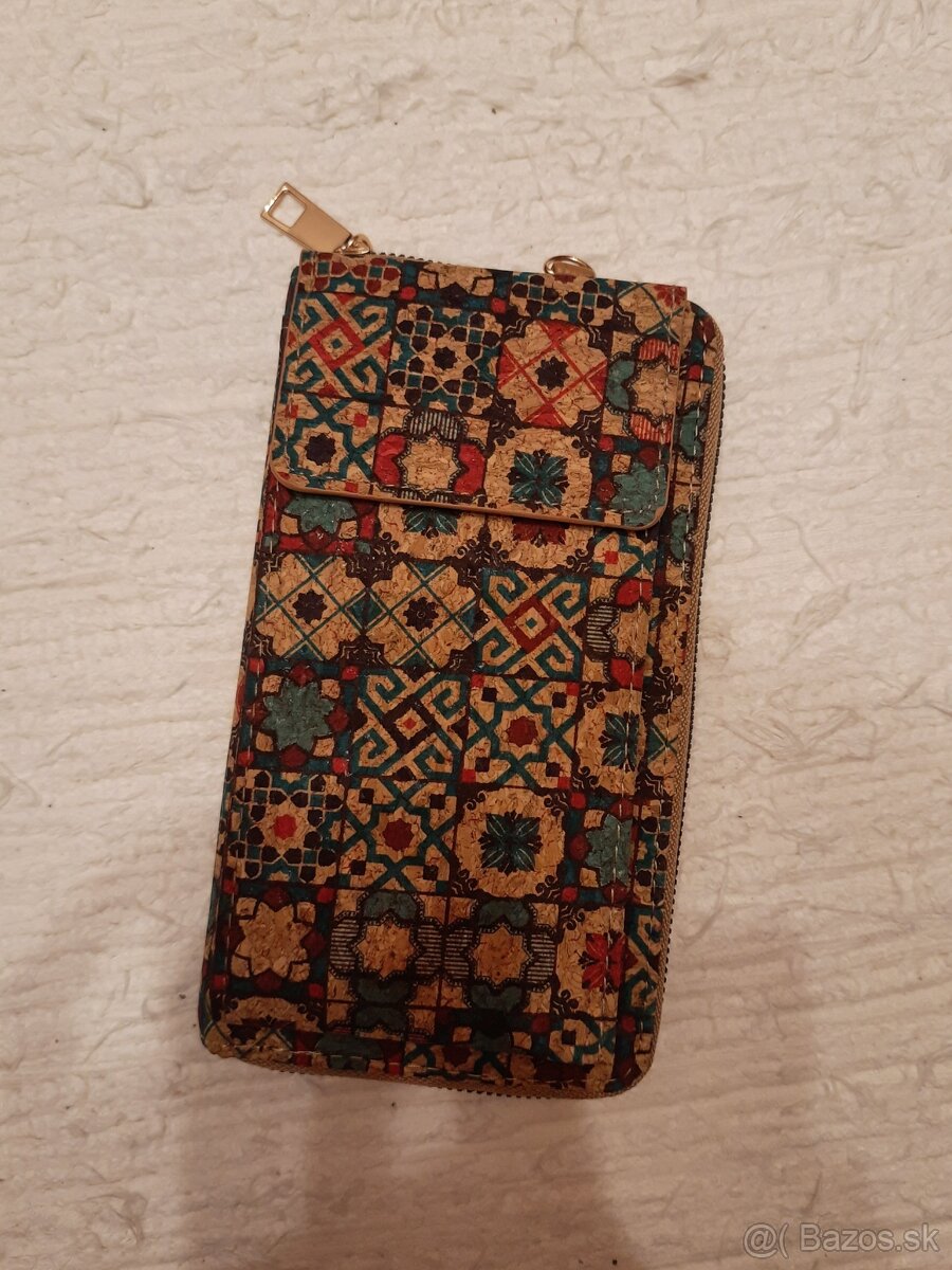 Crossbody peňaženka - korková - 3