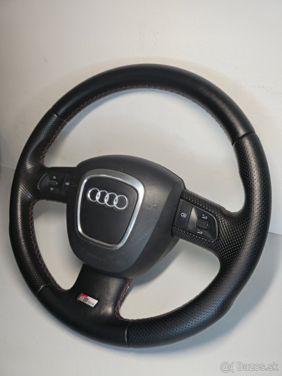 Kožený multifunkčný volant audi s-line - 3