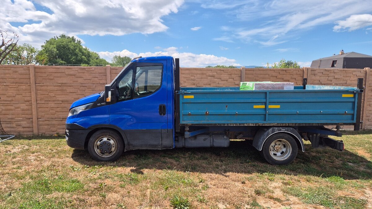 Vyklápač do 3,5t. Iveco Daily 3.0. 107kw 3 stranný sklápač - 3