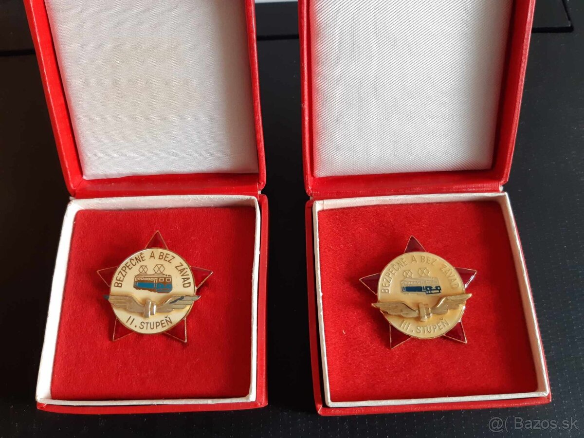 odznaky BEZPEČNE A BEZ ZÁVAD ocenenie rušňovodiča - 3